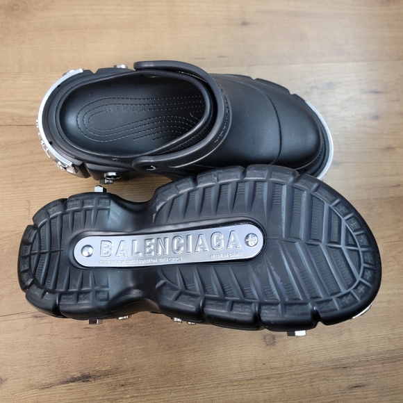 Balenciaga Hardcrocs Black Mule - Picture 12 of 14